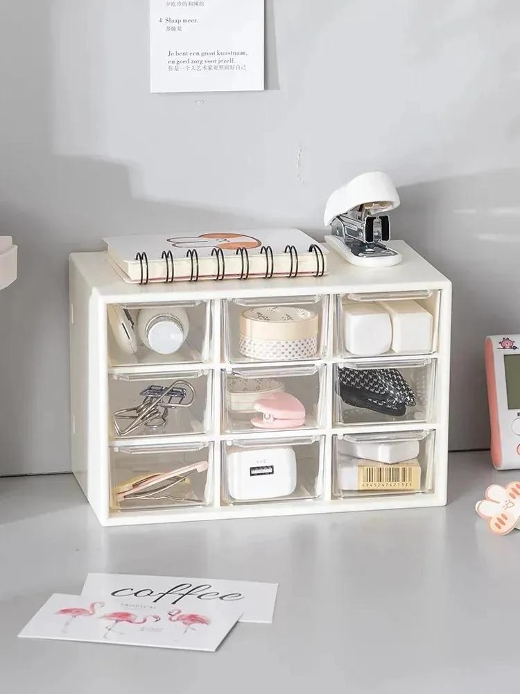 CAJA ORGANIZADORA PARA JOYAS CON 9 CAJONES PARA BISUTERIA - 3