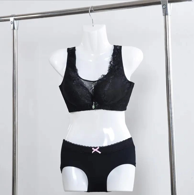 COLGADOR PARA ROPA CON FORMA DE TORSO DE DAMA EN PLASTICO HUECO CON GANCHO - 3