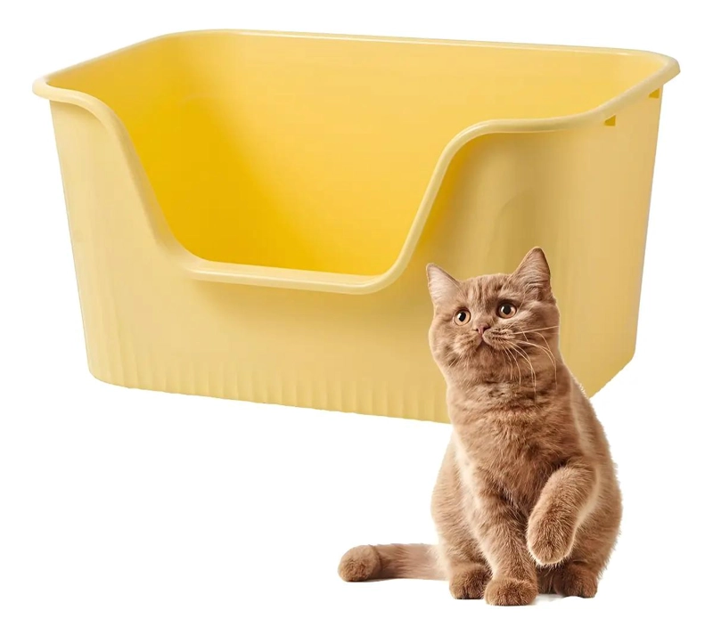 ARENERO ABIERTO EXTRA GRANDE PARA GATOS CON PALA INCLUIDA - 1