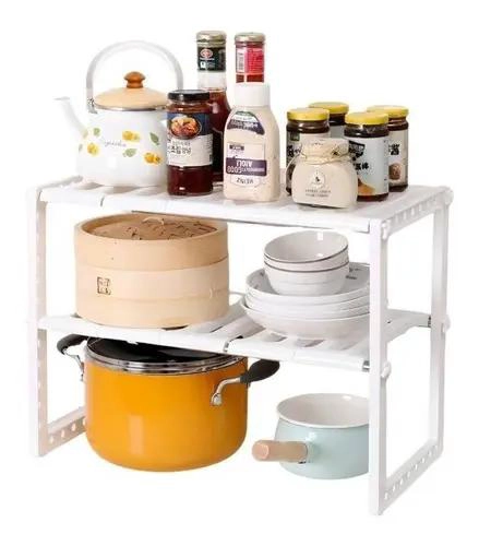 ORGANIZADOR EXPANDIBLE PARA FREGADERO DE ACERO INOXIDABLE - 3