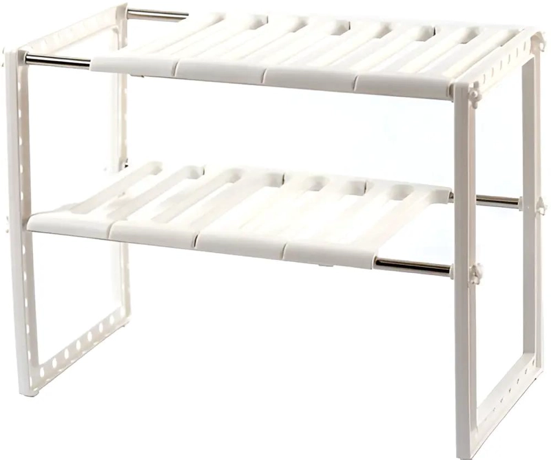 ORGANIZADOR EXPANDIBLE PARA FREGADERO DE ACERO INOXIDABLE - 4