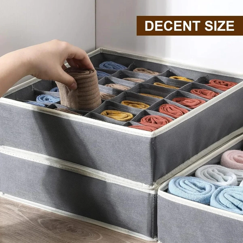 ORGANIZADORES PLEGABLES PARA CAJON 32 X 32 CM SET DE 4 PIEZAS - 3