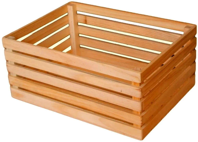 CAJA ORGANIZADORA DE MADERA PARA DECORACION CON CAJON 35X25X15 CM - 1
