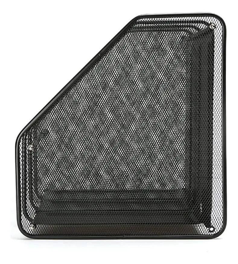 ORGANIZADOR METALICO PARA ESCRITORIO CON 3 NIVELES PARA LIBROS Y REVISTAS - 5