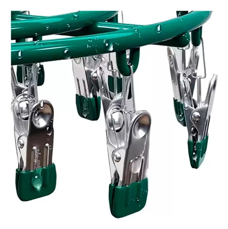 COLGADOR PLEGABLE PARA CALCETINES Y ROPA INTERIOR CON 20 CLIPS RESISTENTES - 3