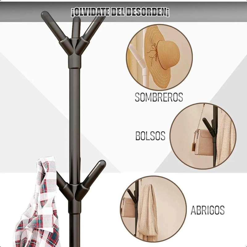 COLGADOR ORGANIZADOR DE ROPA CON GANCHO RESISTENTE Y DISEÑO PRACTICO - 5