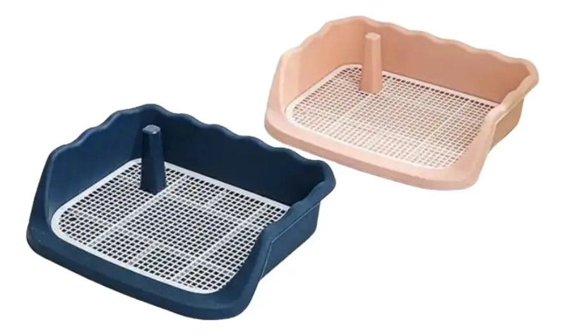 BANDEJA PARA BAÑO DE MASCOTAS CON SOPORTE Y MALLA RESISTENTE - 1