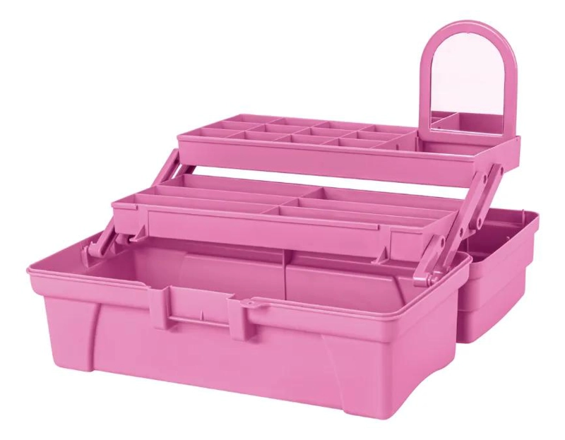 CAJA ORGANIZADORA PARA COSME TICOS CON ESPEJO DE 36 CM - 2