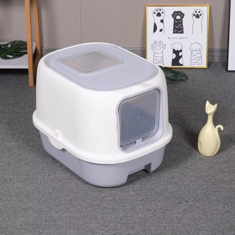 ARENERO CERRADO PARA GATOS TAMAÑO XL CON SISTEMA SANITARIO - 5