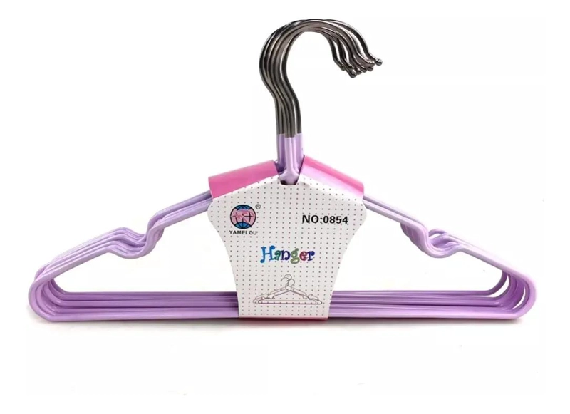 SET DE 50 GANCHOS COLGADORES ANTIDESLIZANTES PARA ROPA DE NIÑOS - 4