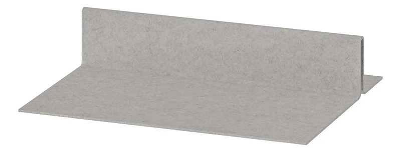 ORGANIZADOR PARA ZAPATOS DE FIELTRO GRIS CLARO 50X35 CM - 1