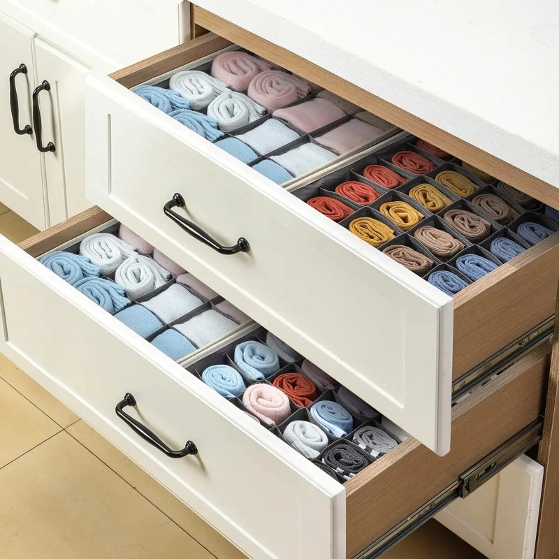ORGANIZADOR PLEGABLE PARA CAJON CON 24 CELDAS PARA ROPA INTERIOR Y ACCESORIOS - 2