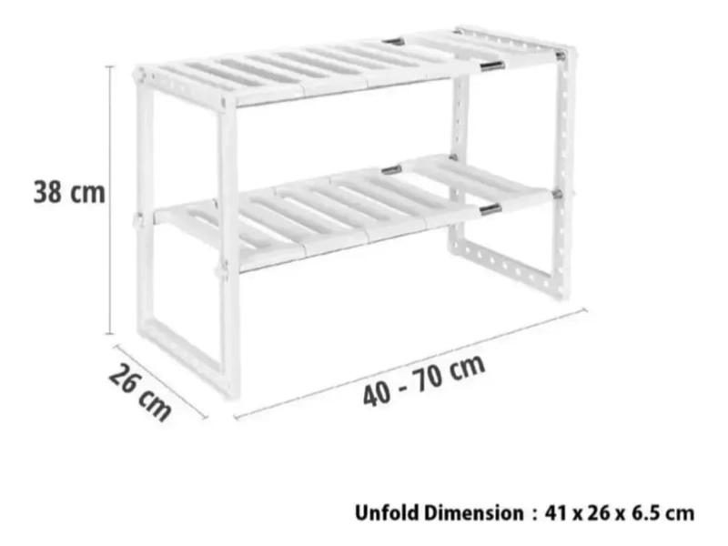 ORGANIZADOR DE OLLAS ARMABLE PARA DEBAJO DEL FREGADERO CON DISEÑO EFICIENTE - 2
