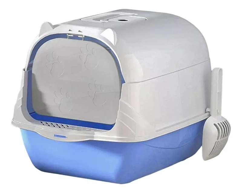ARENERO CERRADO PARA GATOS TAMAÑO EXTRA GRANDE CON FILTRO SANITARIO - 1