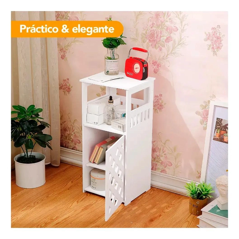 ORGANIZADOR CON 2 REPISAS PARA BAÑO Y DORMITORIO RESISTENTE Y FUNCIONAL - 5