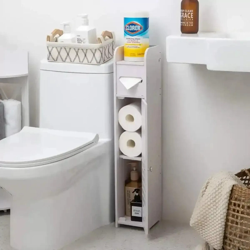 ESTANTE ORGANIZADOR PARA BAÑO CON SOPORTE RESISTENTE Y DISEÑO ELEGANTE - 4