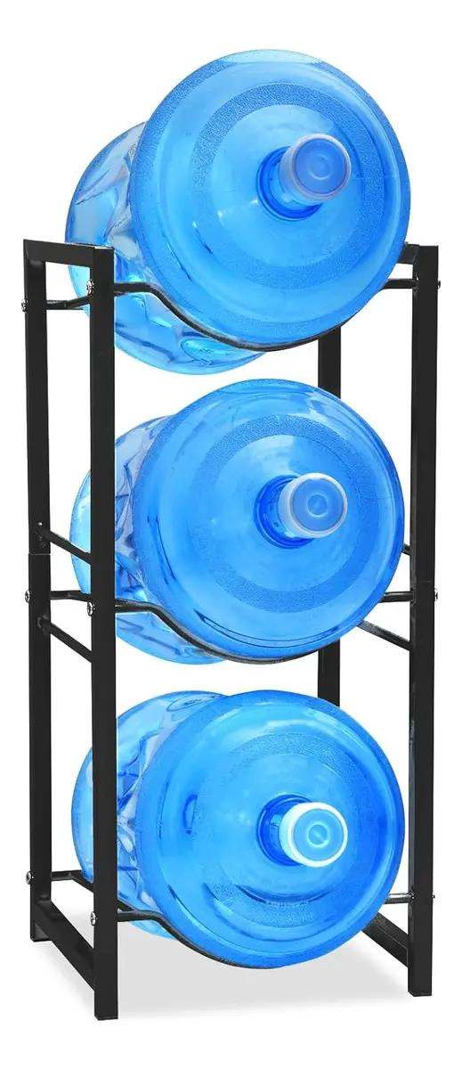 RACK ORGANIZADOR PARA 3 BOTELLONES DE AGUA DE 20 LITROS - 1