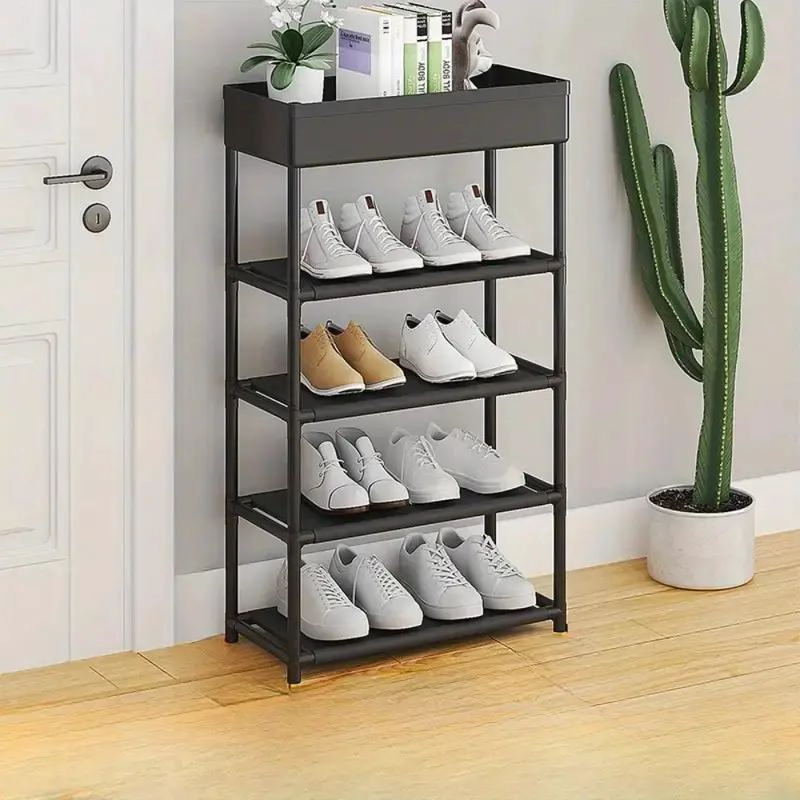 ORGANIZADOR DE CALZADO CON 5 NIVELES Y DISEÑO COMPACTO - 4