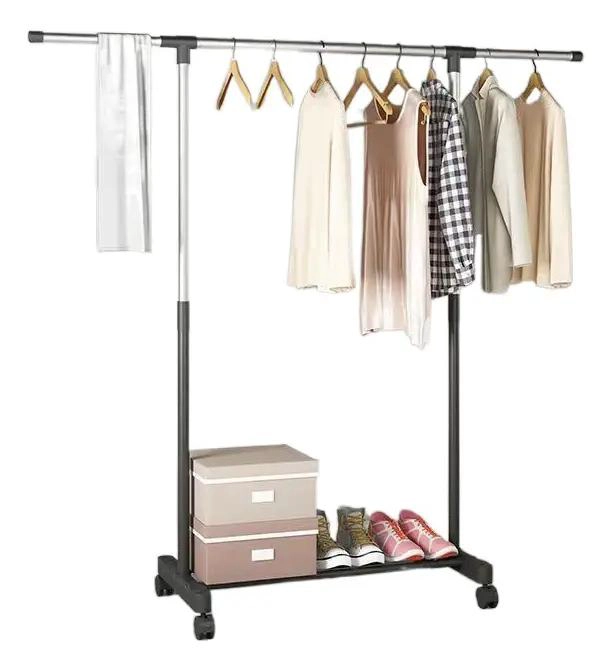 PERCHERO ORGANIZADOR RODANTE EXTENSIBLE PARA COLGAR ROPA Y ACCESORIOS - 3