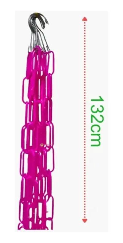 SET DE 10 CADENAS PLASTICAS PARA COLGAR ROPA Y UTENSILIOS - 2