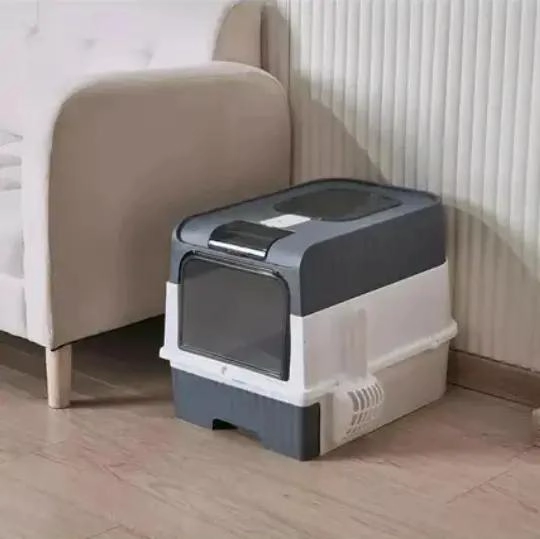 ARENERO CERRADO PARA GATOS GRANDE XL CON SISTEMA ANTIOLOR - 2