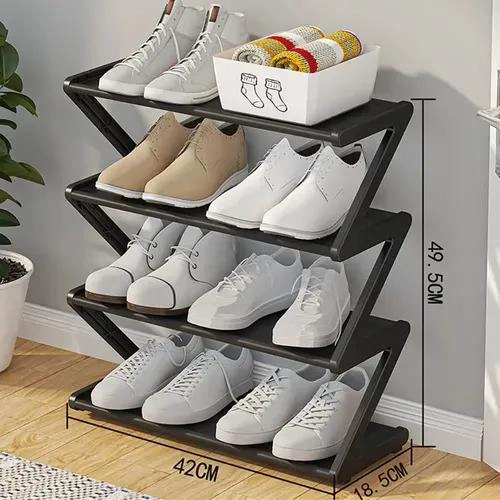 ORGANIZADORA PLEGABLE PARA ZAPATILLAS CON 4 NIVELES Y CAPACIDAD PARA 8 PARES - 4