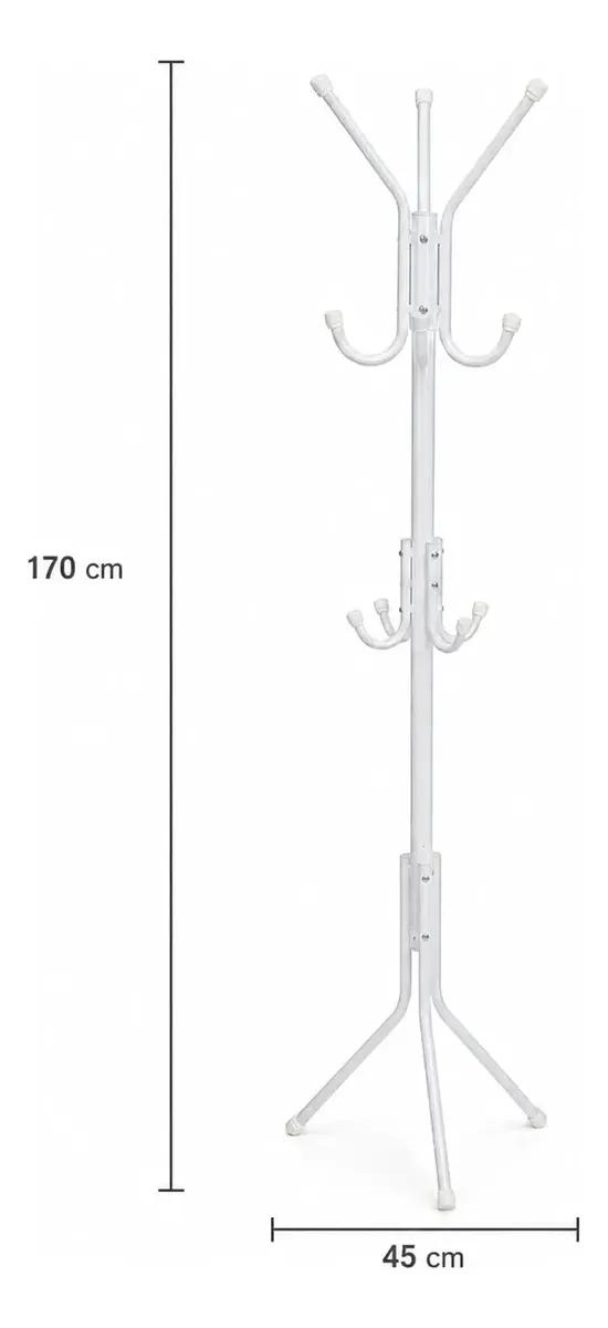 PERCHERO DE PIE METALICO CON DISEÑO FUNCIONAL Y RESISTENTE - 2