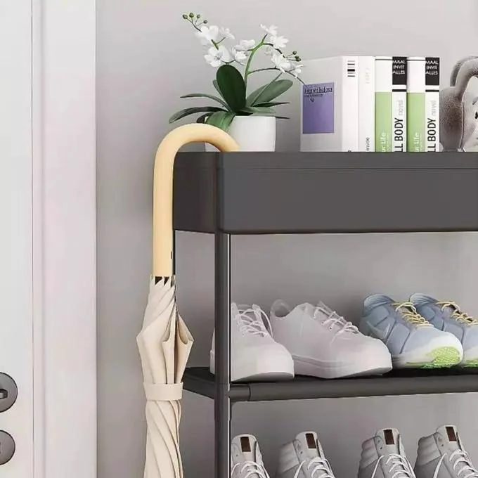 ORGANIZADOR DE CALZADO CON 4 NIVELES Y CAPACIDAD PARA BOTINES 65X39 CM - 4