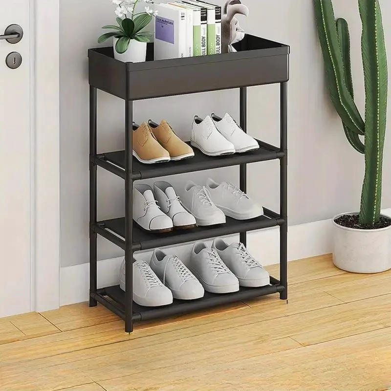 ORGANIZADOR DE CALZADO CON 4 NIVELES Y CAPACIDAD PARA BOTINES 65X39 CM - 5