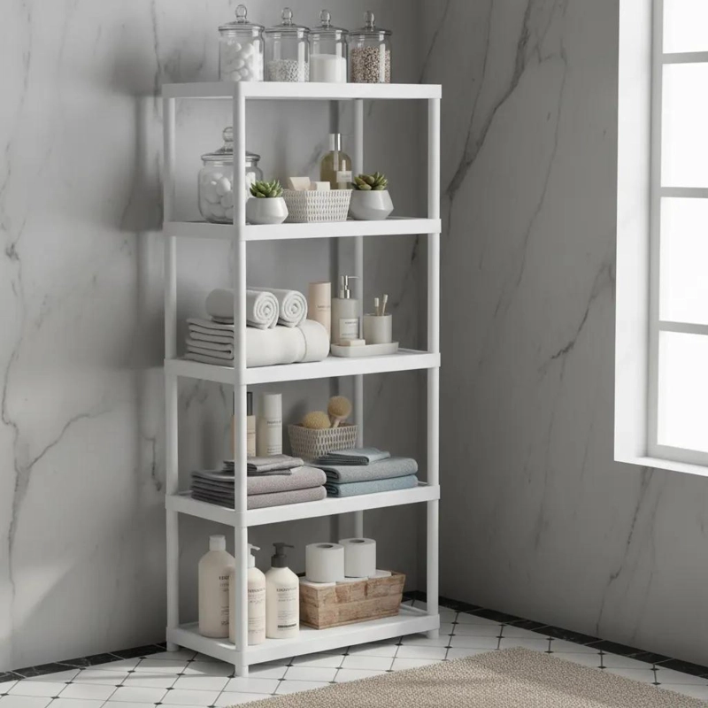 ESTANTE ORGANIZADOR MULTIFUNCIONAL DE 5 NIVELES PARA BAÑO Y COCINA - 1