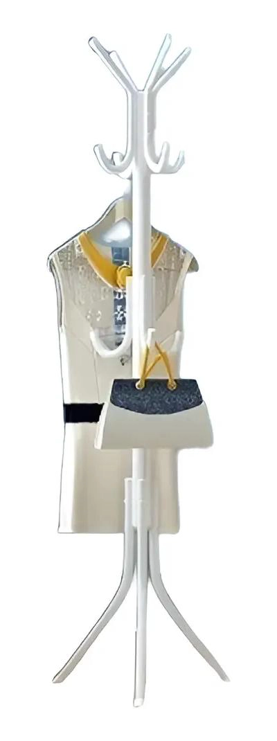 COLGADOR PERCHERO TRIPODE DE METAL PARA ROPA Y ACCESORIOS 175X45 CM - 1