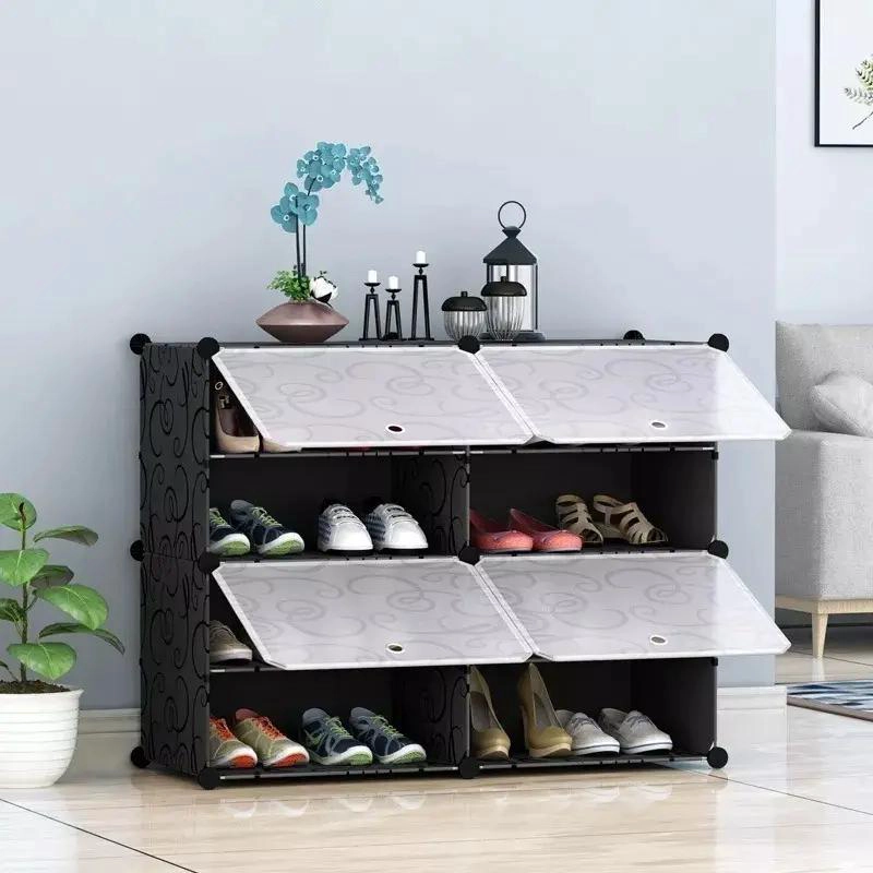 ORGANIZADOR DE ZAPATOS ESTRECHO DE 2 NIVELES PARA ESPACIOS REDUCIDOS - 2