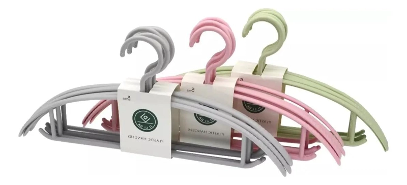 SET DE 20 COLGADORES ERGONOMICOS ANTIDESLIZANTES PARA ROPA - 2
