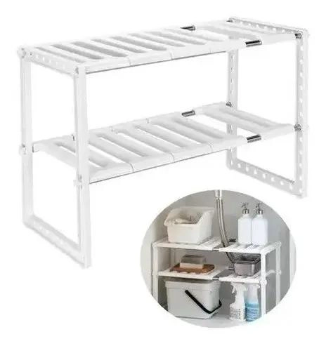 ORGANIZADOR PARA COCINA MULTIUSO CON ESTANTES PARA OLLAS Y UTENSILIOS - 1