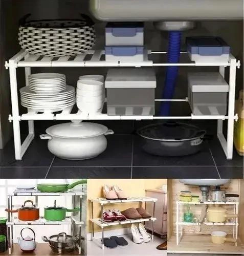 ORGANIZADOR PARA COCINA MULTIUSO CON ESTANTES PARA OLLAS Y UTENSILIOS - 2