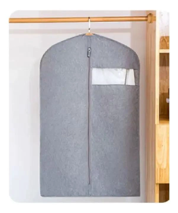 FUNDA PROTECTORA PARA TRAJE CON CIERRE DE 60X120 CM - 2
