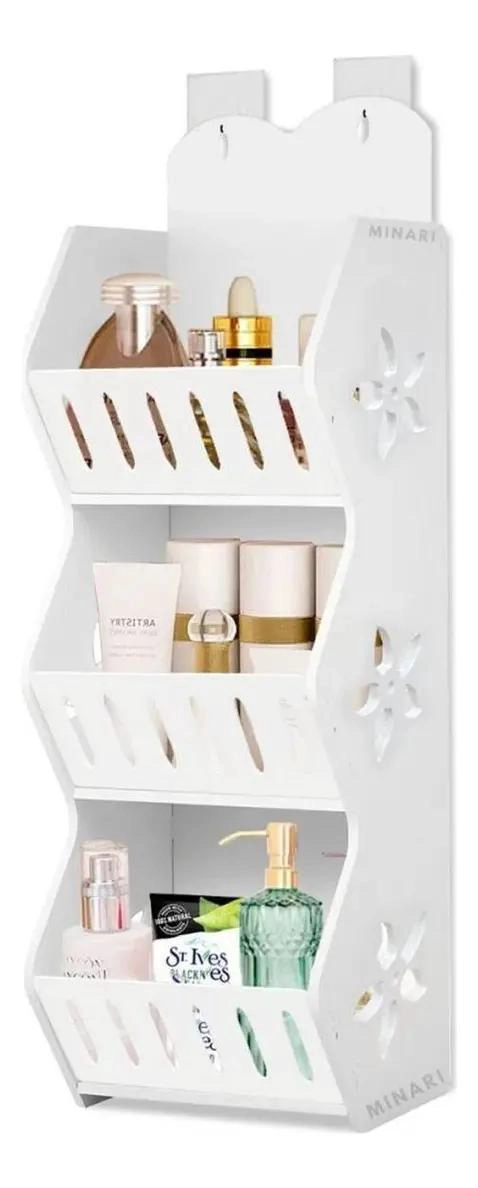 ORGANIZADOR DE PARED CON REPISA DE TRES NIVELES PARA ALMACENAMIENTO - 1