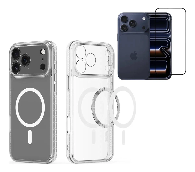 GENÉRICO CARCASA MAGNE TICA PROTECTORA PARA SMARTPHONE CON LAMINA COMPLETA