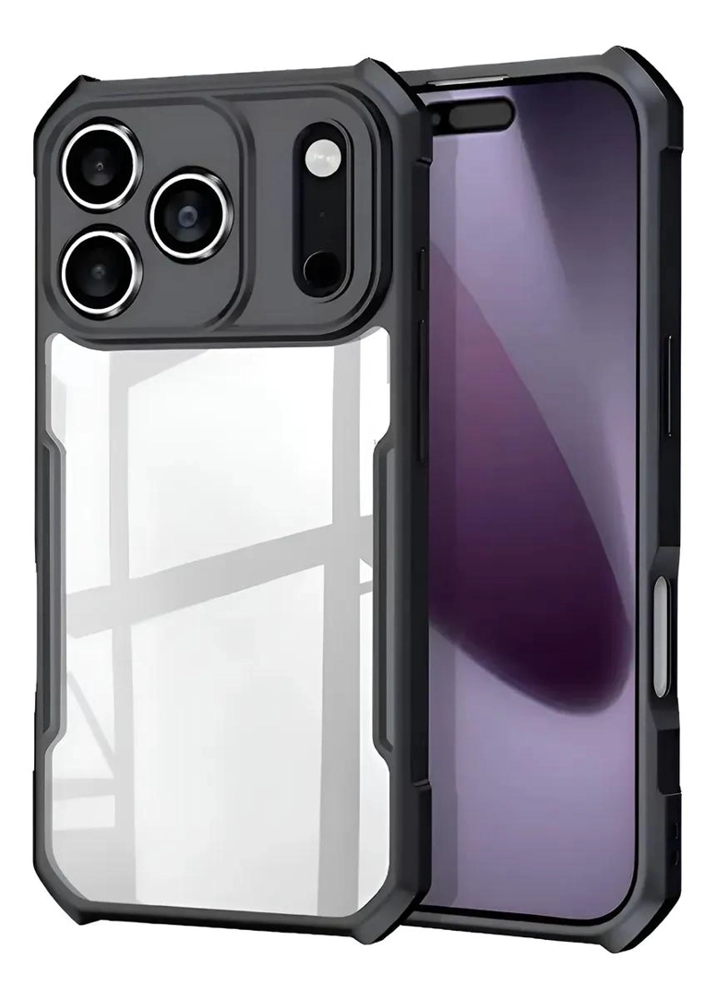 GENÉRICO CARCASA RESISTENTE DE GRADO MILITAR PARA IPHONE 17 PRO MAX CON PROTECCION REFORZ