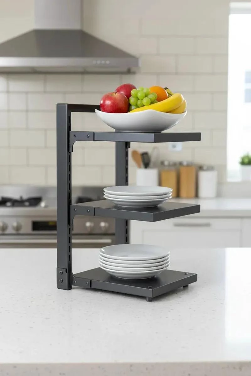 ORGANIZADOR METALICO MODULAR DE 3 NIVELES PARA OLLAS Y SARTENES - 3