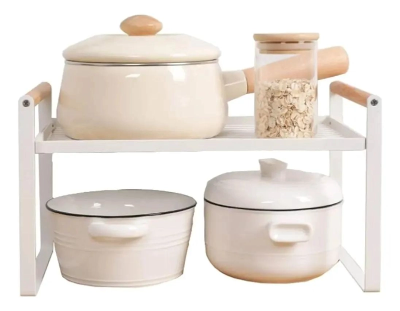 REPISA ORGANIZADORA MODULAR PARA COCINA EN ACERO RESISTENTE - 1
