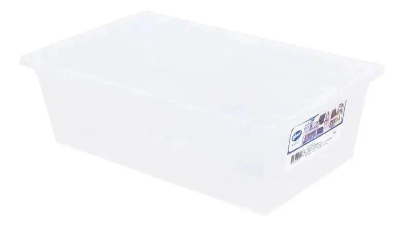 SET DE 3 CAJAS ORGANIZADORAS DE 6 LITROS CON TAPA Y DISEÑO COMPACTO - 4
