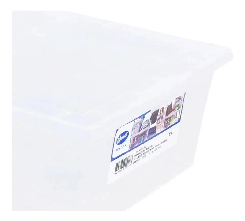 SET DE 3 CAJAS ORGANIZADORAS DE 6 LITROS CON TAPA Y DISEÑO COMPACTO - 5