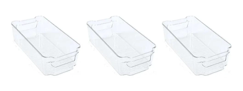 SET DE 3 ORGANIZADORES PARA REFRIGERADOR Y COCINA HOGAR - 2