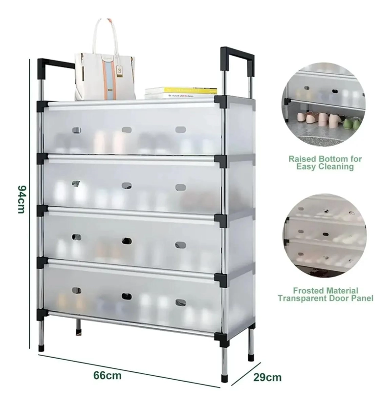 ORGANIZADOR DE ZAPATOS DE GRAN CAPACIDAD CON 5 NIVELES - 3
