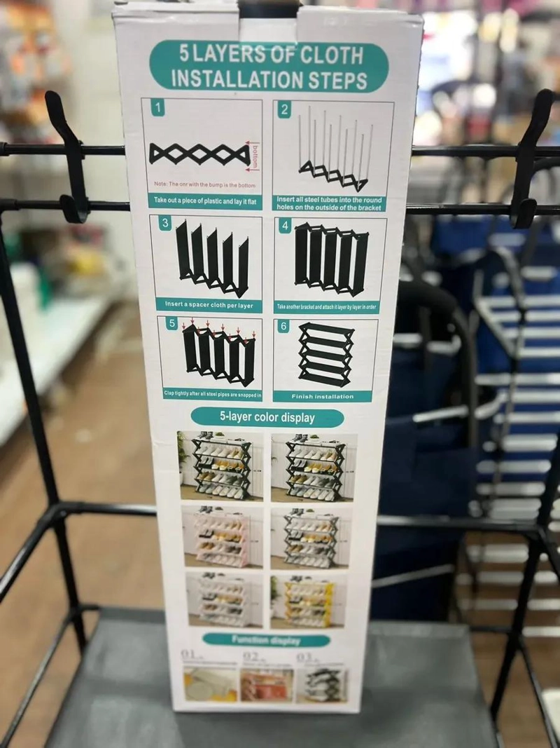 ORGANIZADOR PARA ZAPATOS CON 5 NIVELES PARA ALMACENAMIENTO EFICIENTE - 5