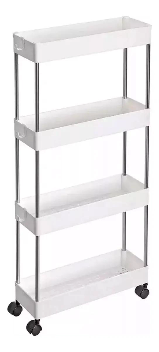 CARRO ORGANIZADOR ESTRECHO PARA COCINA CON 4 NIVELES Y RUEDAS - 2