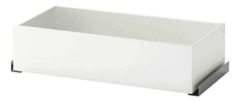 CAJON PARA ARMARIO BLANCO CON CIERRE SUAVE 75X35 CM - 1