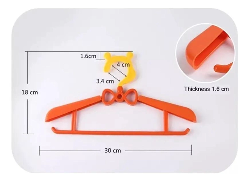 SET DE 15 GANCHOS EXTENSIBLES PARA COLGAR ROPA DE NIÑO Y BEBE - 2