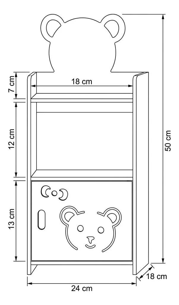 MUEBLE ORGANIZADOR COMPACTO CON PUERTA PARA ESPACIO GAMER - 3